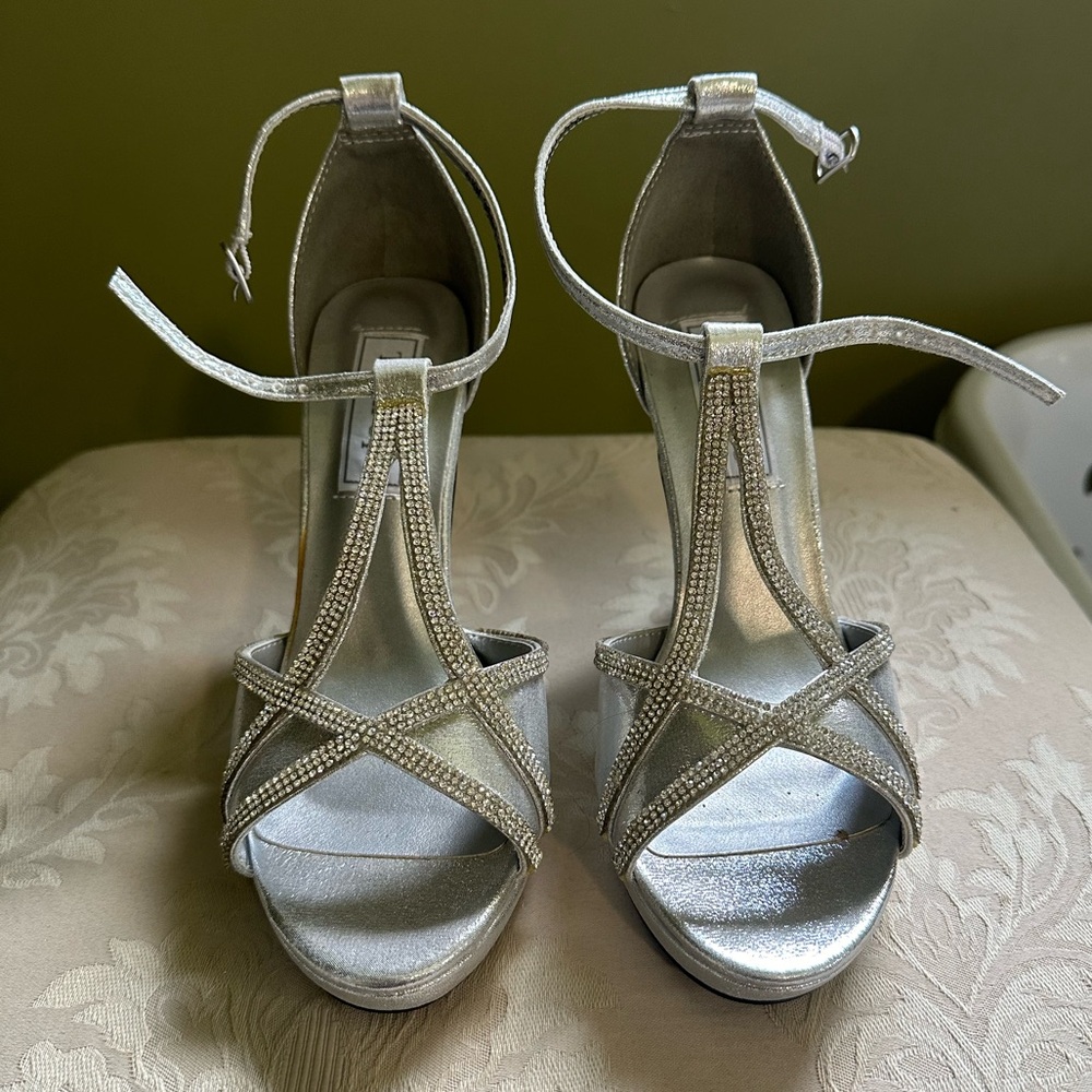 Silver heels